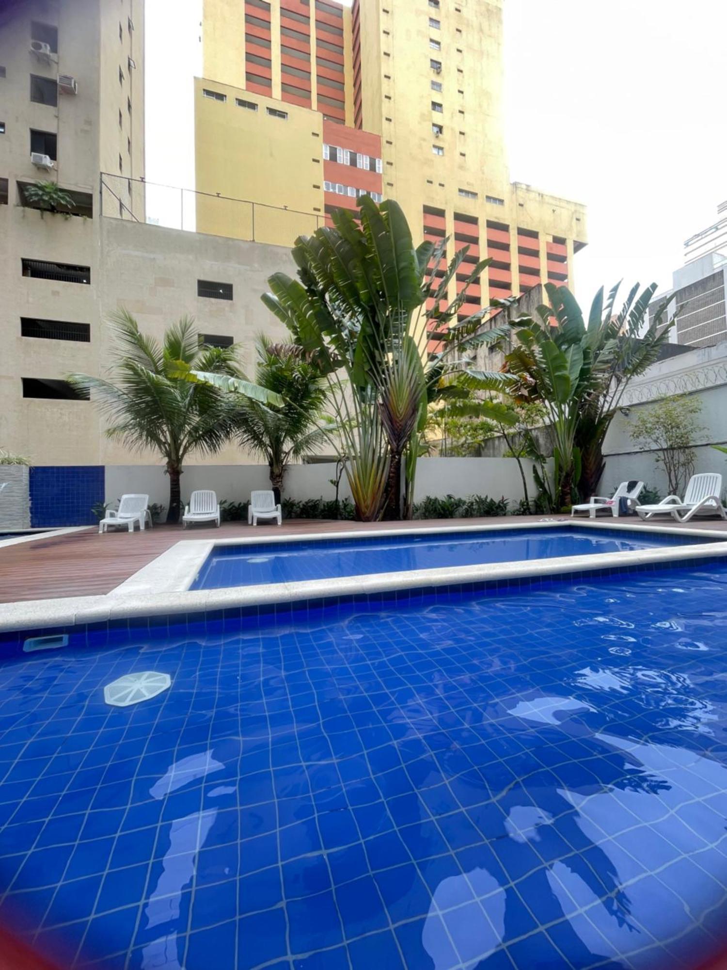 Apartamento Guaruja Pitangueiras Bagian luar foto